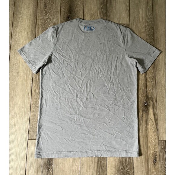 Under Armour Charged Heat Gear Hockey Gray Short Sleeve Tee Mens Size Small - Picture 4 of 10